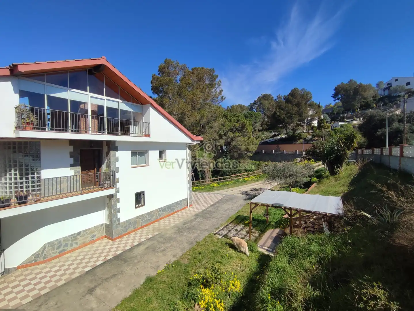 Vista exterior de Casa o xalet en venda en Abrera amb Aire condicionat, Calefacció i Jardí privat