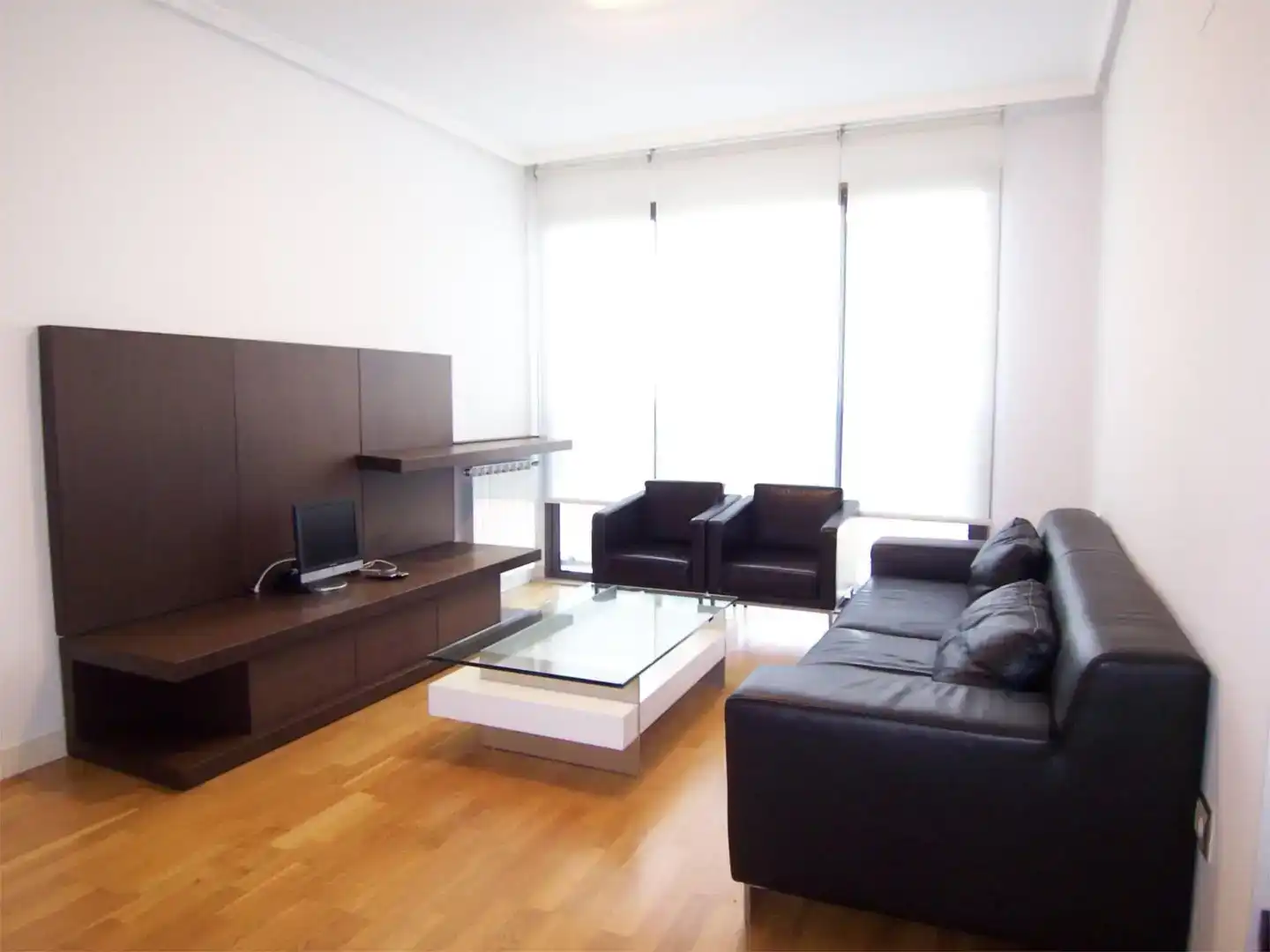 Wohnzimmer von Wohnung zur Miete in  Madrid Capital mit Klimaanlage und Schwimmbad