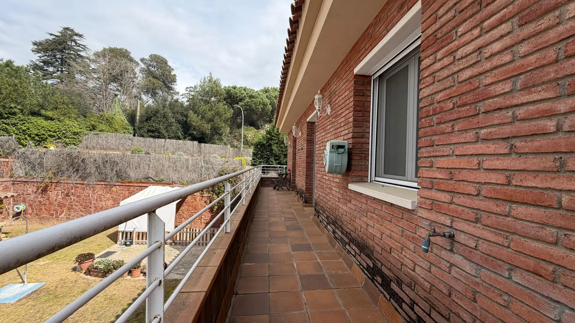 Terraza de Casa o chalet en venta en Vallromanes con Calefacción, Terraza y Piscina