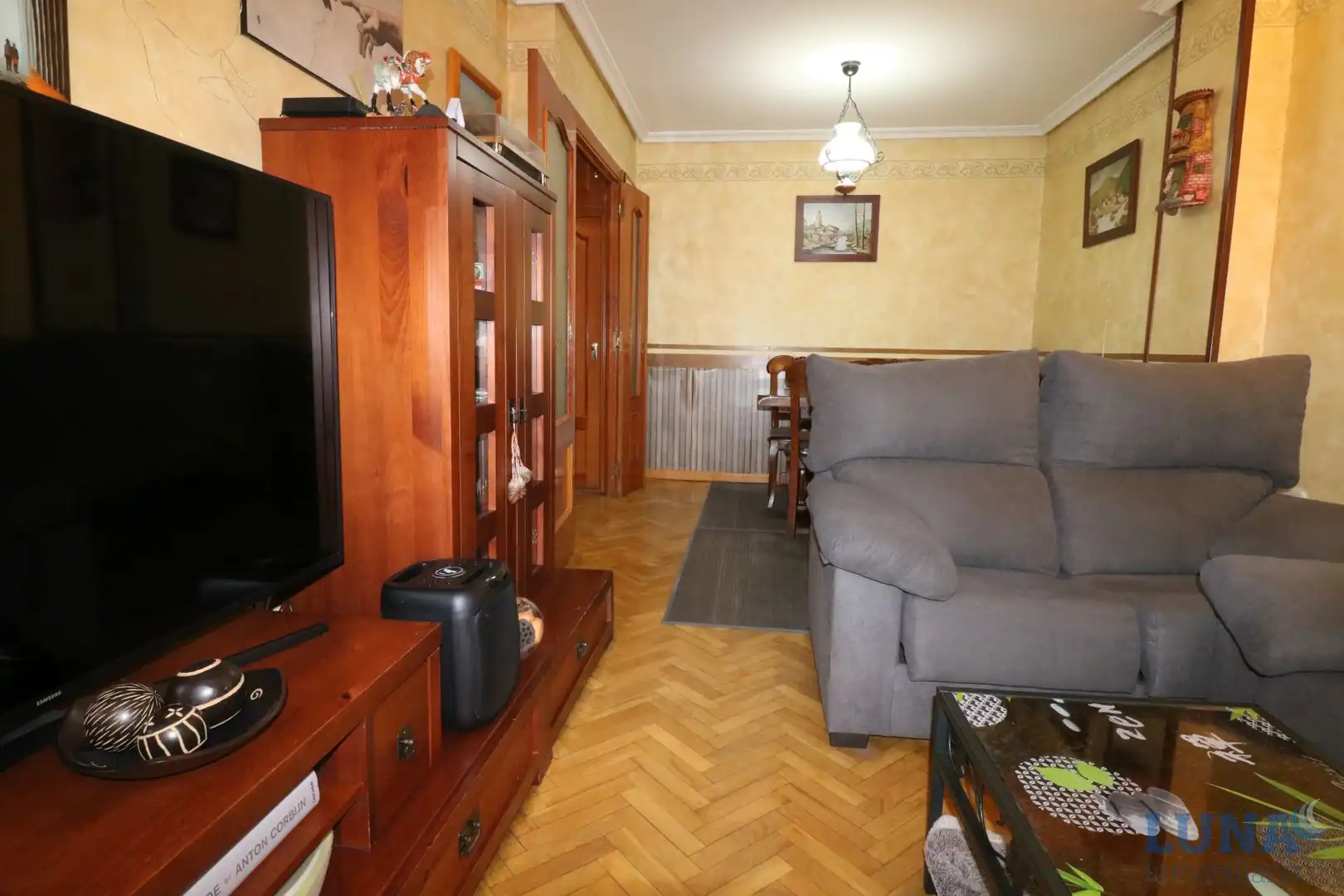 Sala de estar de Piso en venta en Getafe con Aire acondicionado, Calefacción y Parquet