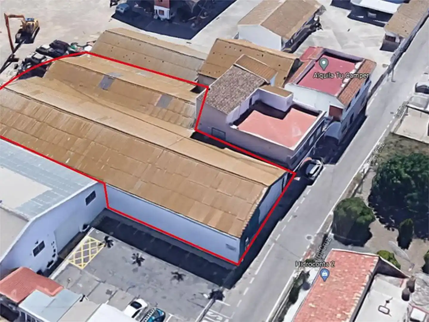 Exterior view of Industrial buildings for rent in Murcia