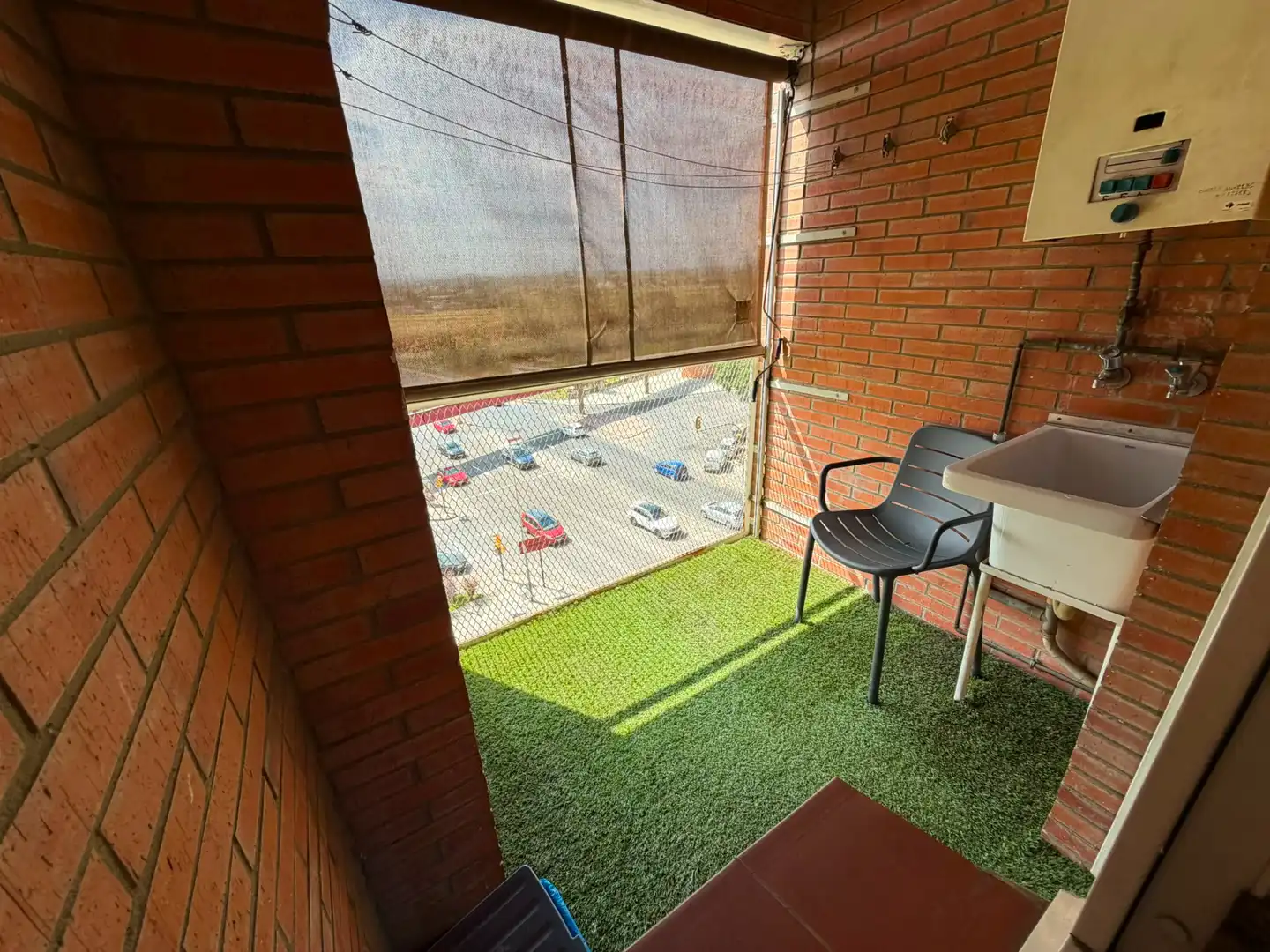 Terrasse von Wohnung zur Miete in Lleida mit Heizung, Möbliert und Ofen