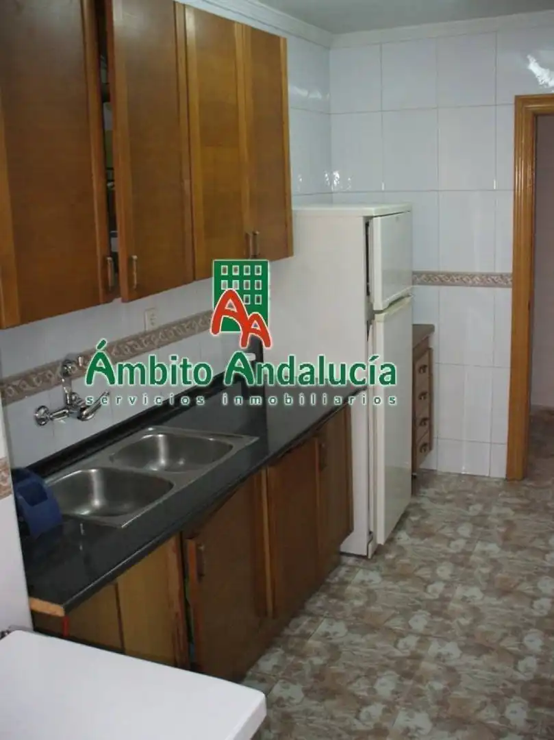Kitchen of Flat for rent in Granada  with Heating, Terrace and Furnished