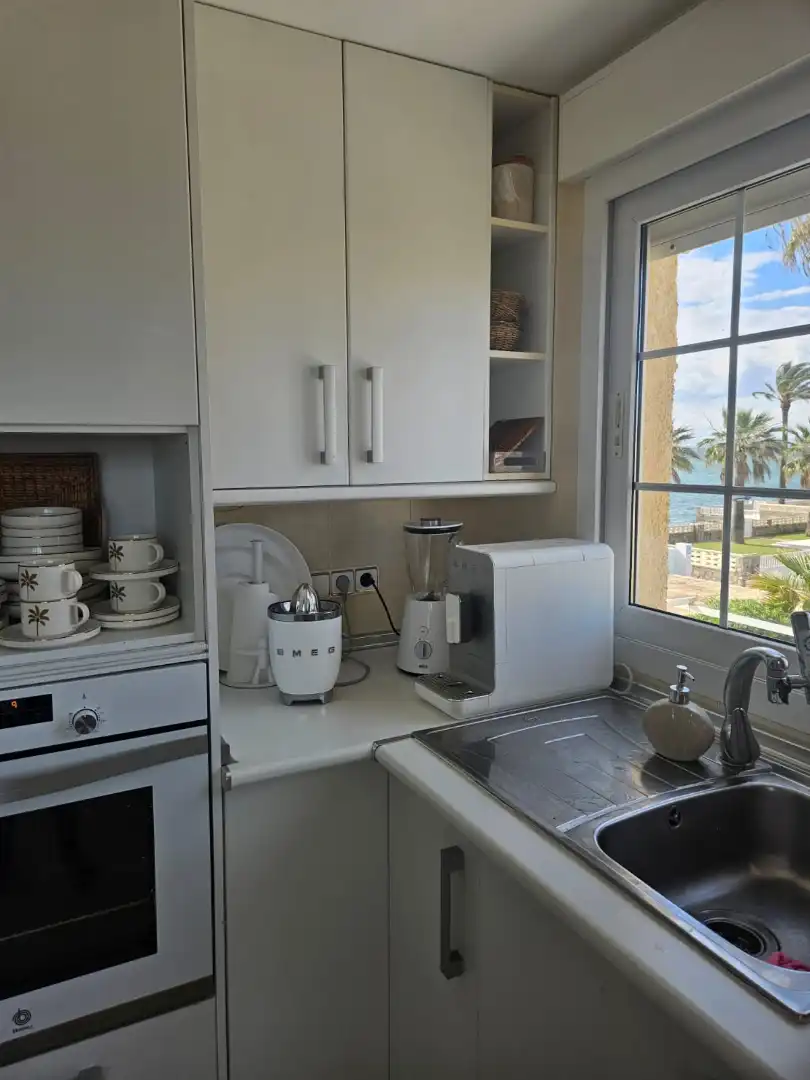 Kitchen of Apartments for sale in La Manga del Mar Menor  with Air Conditioner, Terrace and Furnished
