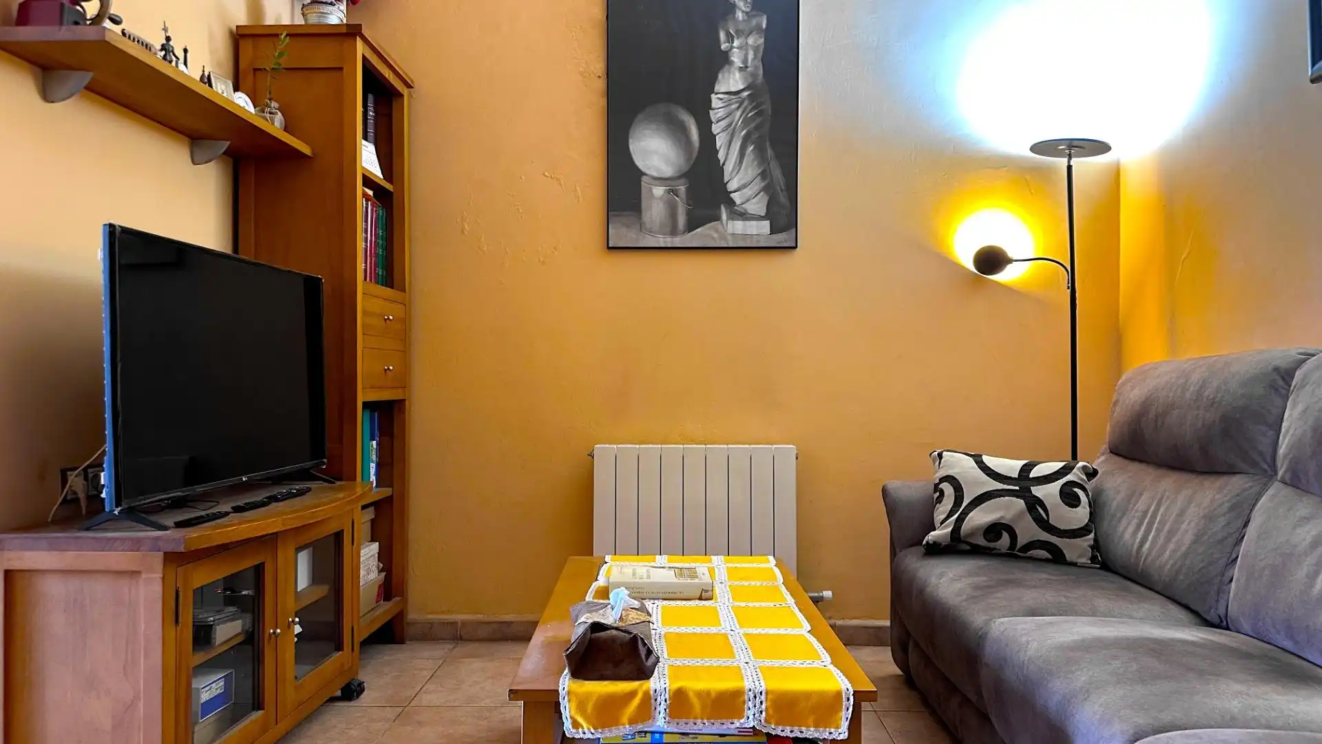 Sala de estar de Casa o chalet en venta en Terrassa con Aire acondicionado, Calefacción y Terraza
