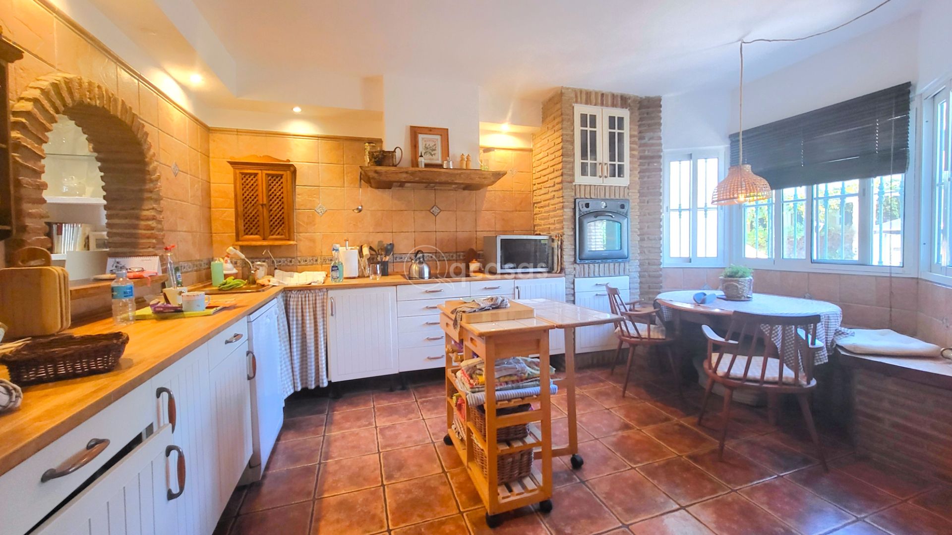 Kitchen of Single-family semi-detached for sale in Fuengirola  with Air Conditioner, Heating and Terrace