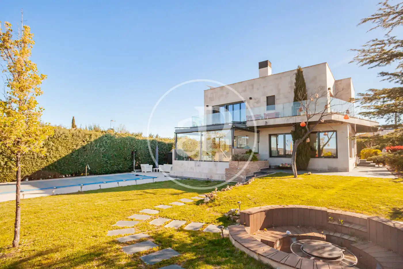 Jardín de Casa o chalet en venta en Las Rozas de Madrid con Aire acondicionado, Calefacción y Jardín privado