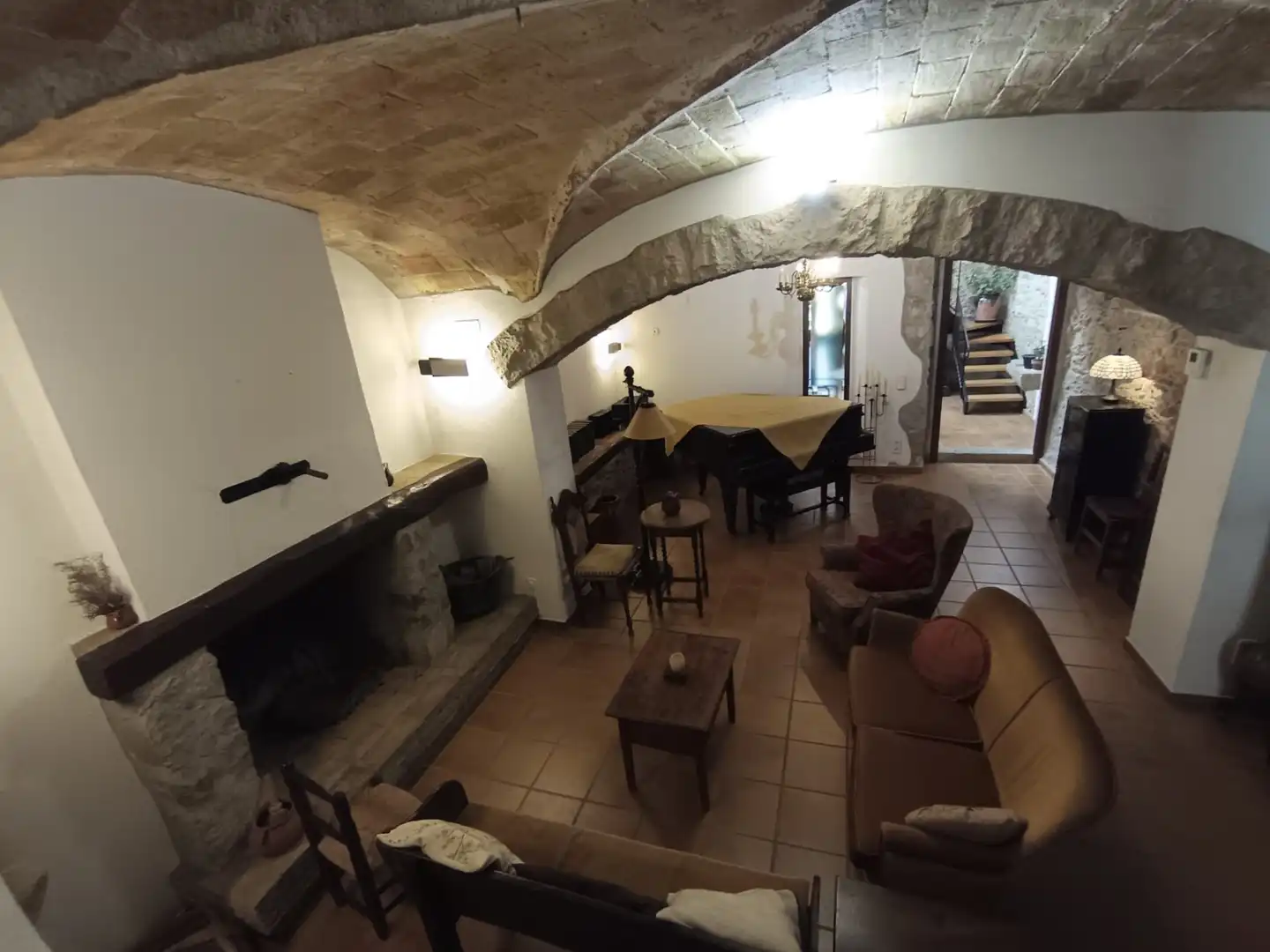 Sala de estar de Casa adosada en venta en Vilablareix con Calefacción, Terraza y Balcón