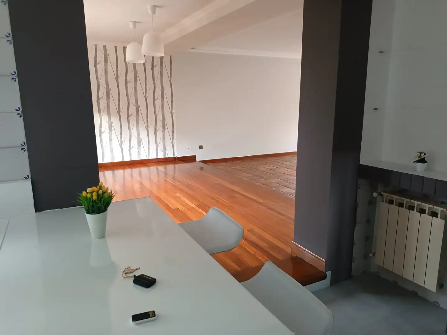 Sala de estar de Casa o chalet en venta en Castrillón con Calefacción, Jardín privado y Parquet