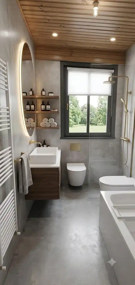 Badezimmer von Country house zum Verkauf in Parres mit Heizung, Privatgarten und Möbliert