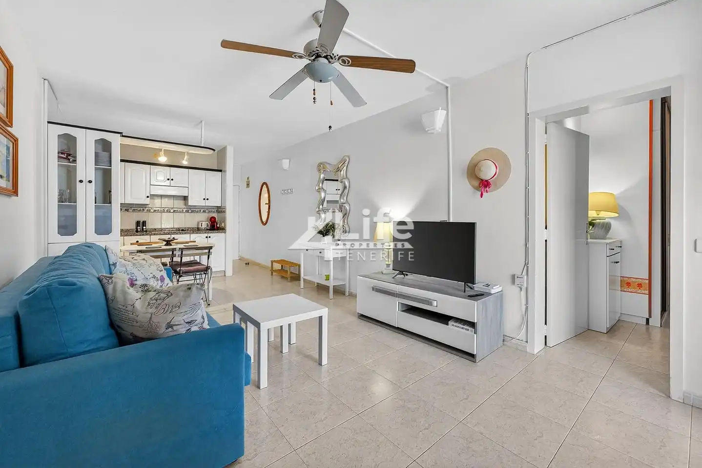 Sala de estar de Piso en venta en Arona con Terraza y Amueblado