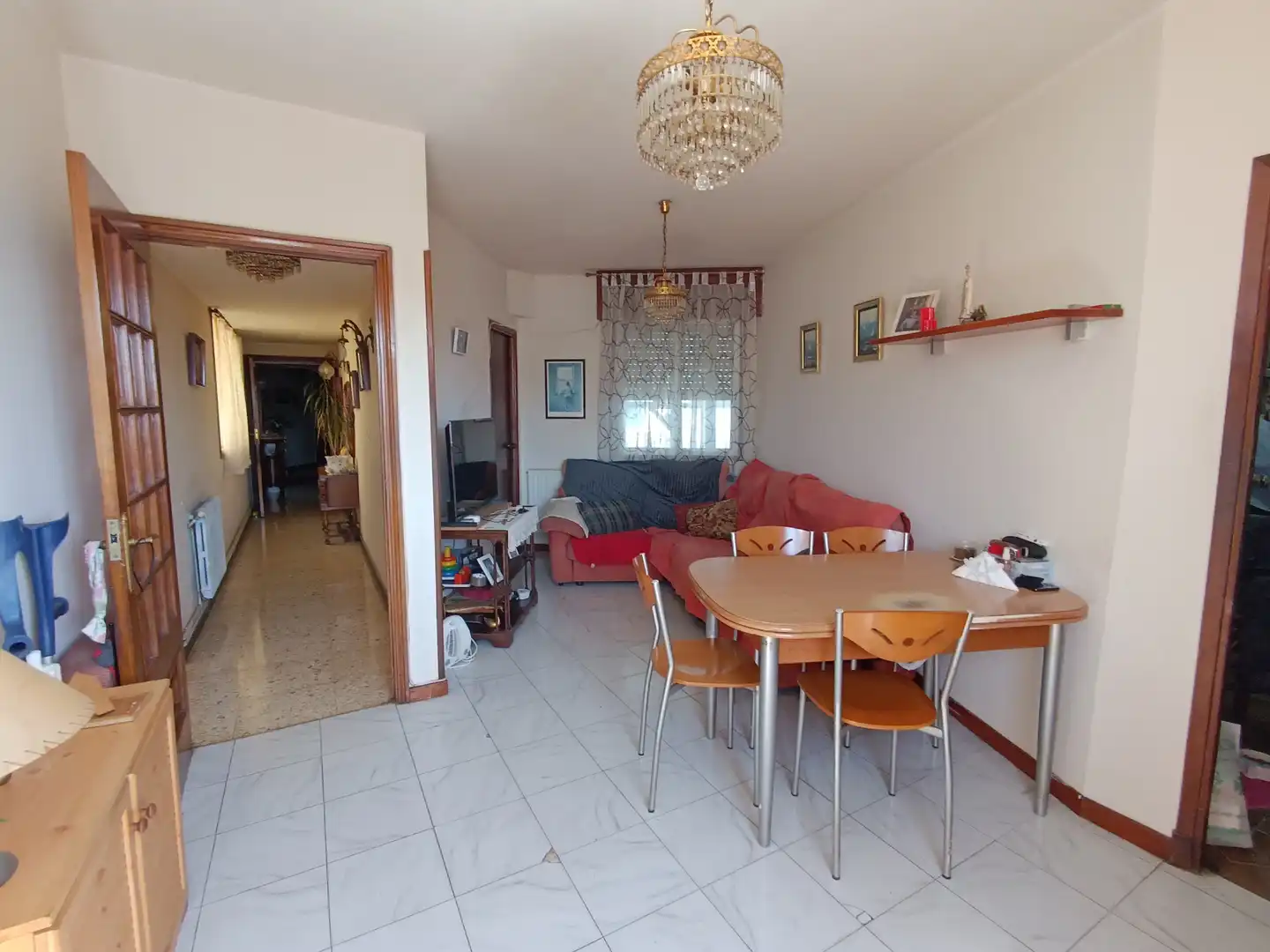 Wohnzimmer von Wohnung zum Verkauf in Pontevedra Capital  mit Heizung und Parkett