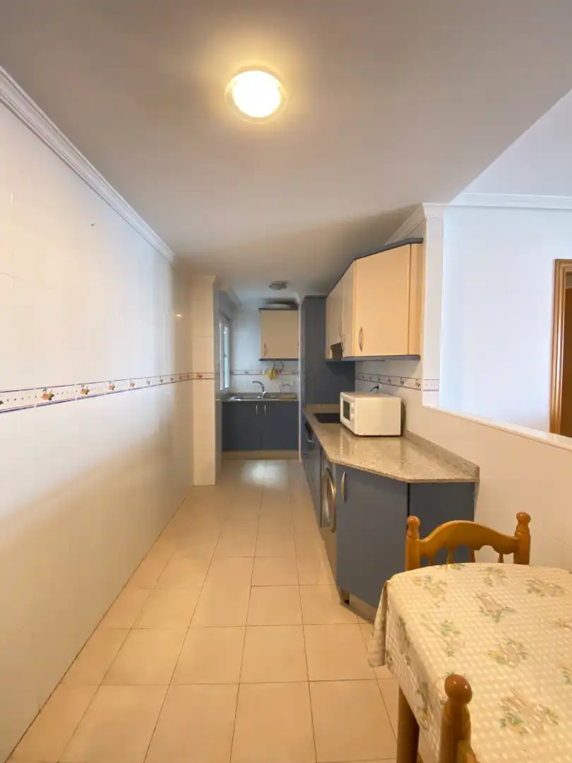 Cuina de Dúplex en venda en Boiro amb Calefacció, Terrassa i Moblat