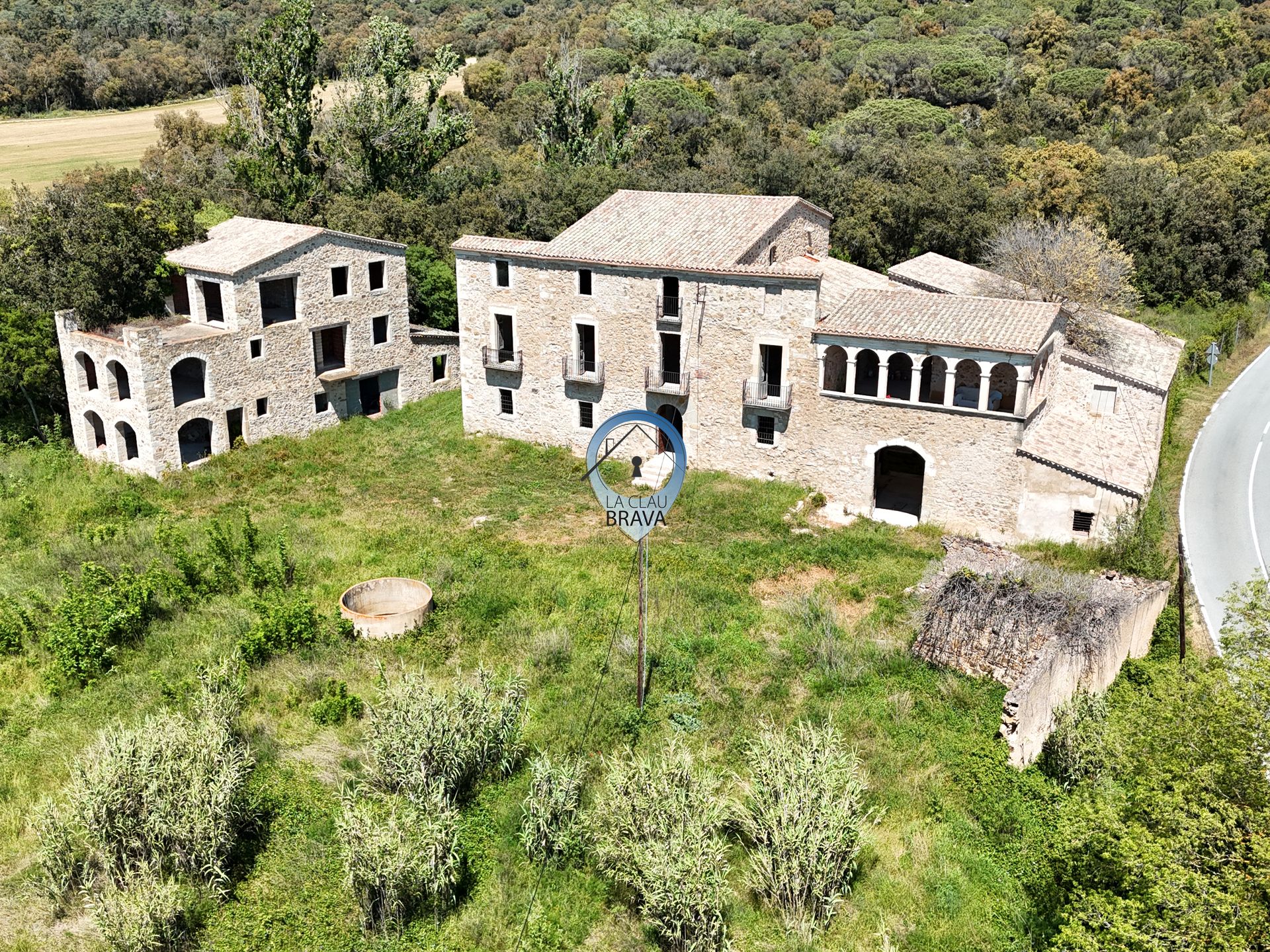 Exterior view of Country house for sale in Santa Cristina d'Aro  with Private garden