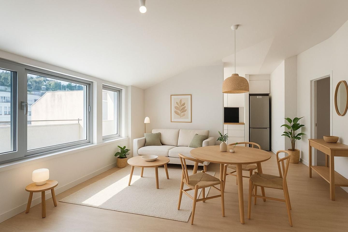 Sala d'estar de Àtic en venda en A Coruña Capital  amb Terrassa i Traster