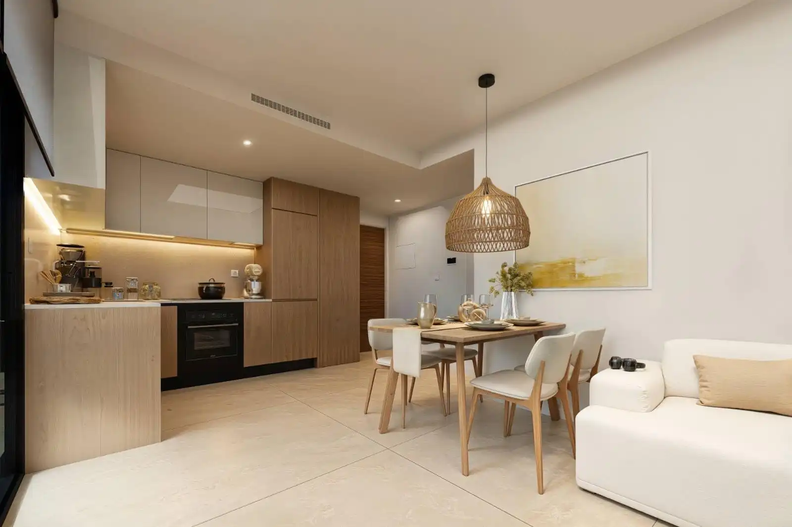 Cuina de Apartament en venda en Guardamar del Segura amb Terrassa, Balcó i Piscina comunitària