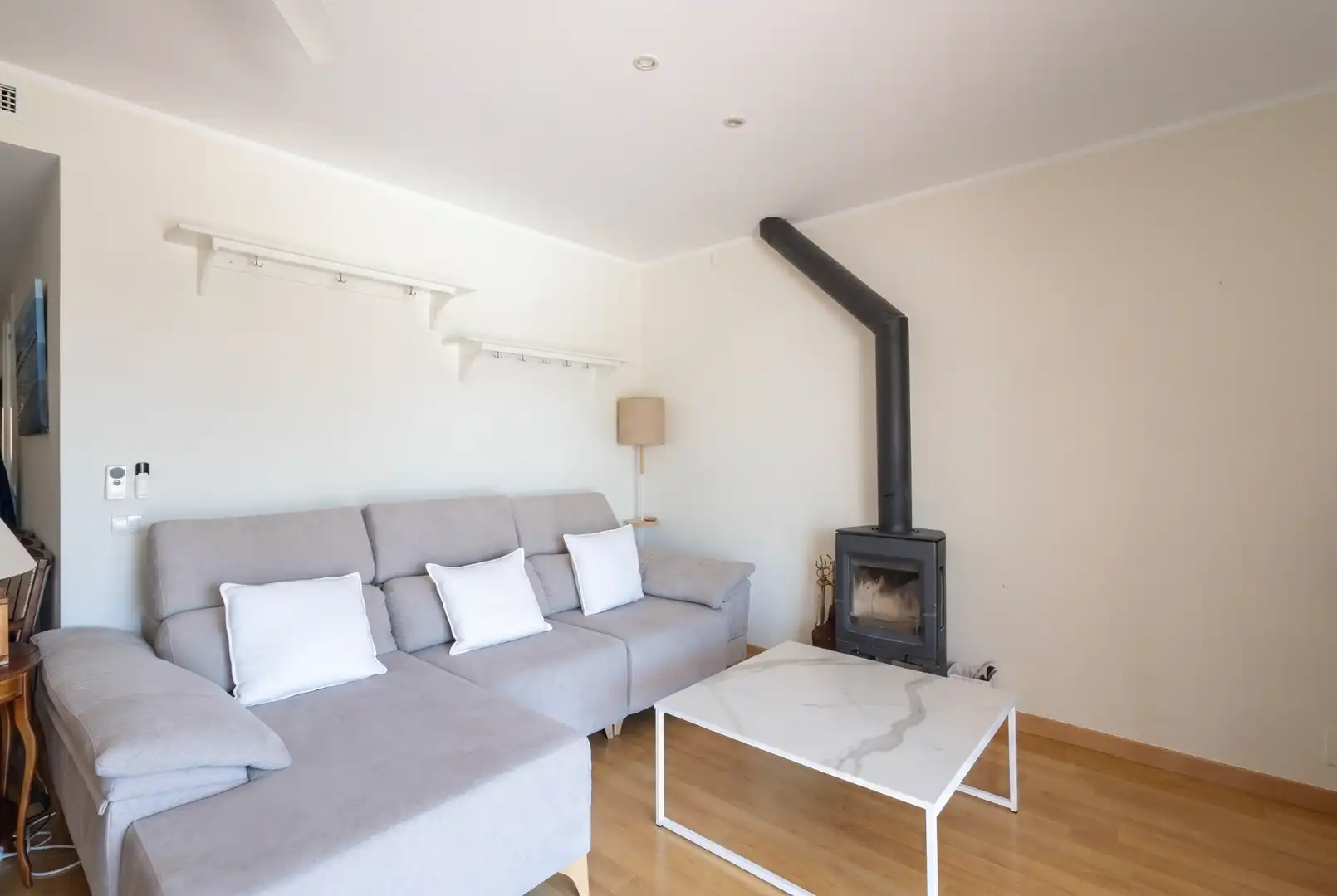 Sala de estar de Piso en venta en Sitges con Aire acondicionado, Calefacción y Parquet