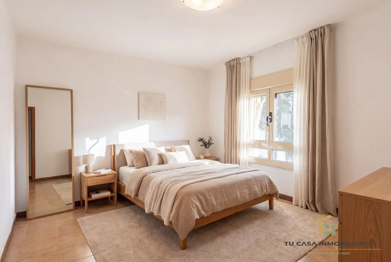 Bedroom of Flat for sale in Badalona  with Air Conditioner