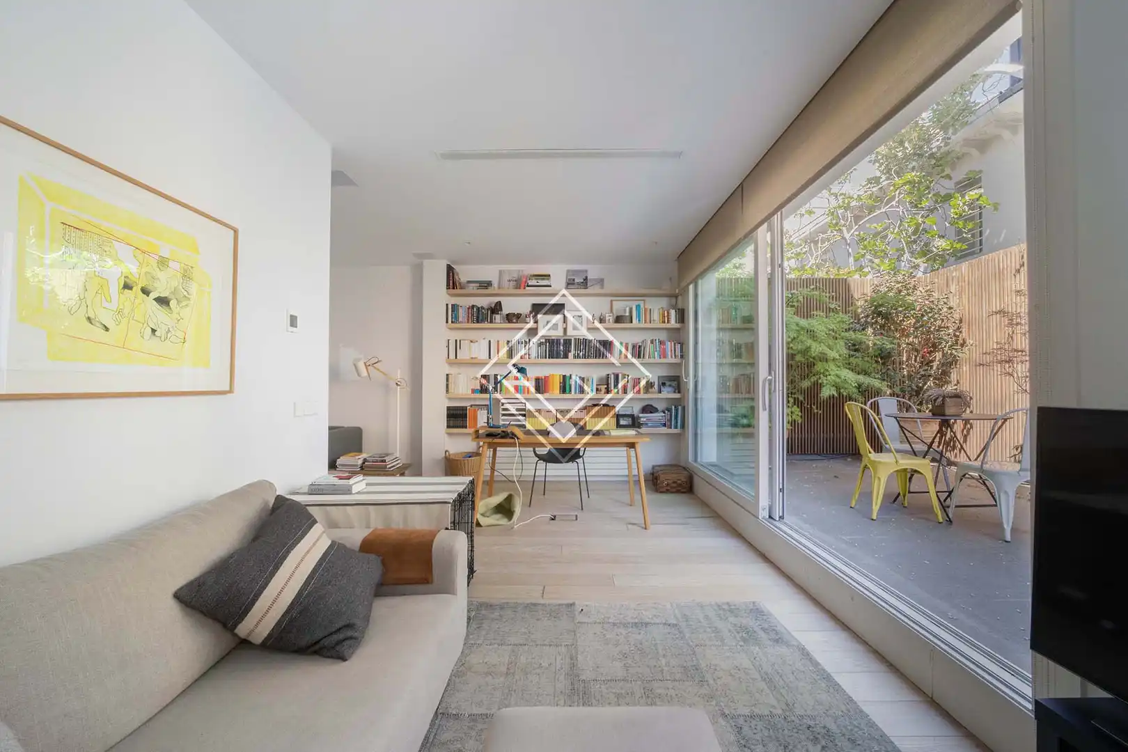 Living room of Detached homes for rent in Madrid  with Air Conditioner, Heating and Terrace