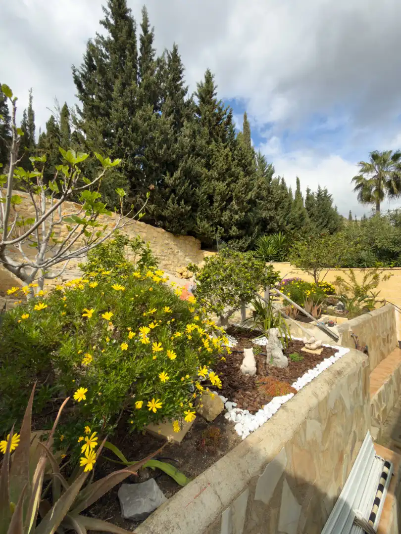 Jardí de Casa adosada en venda en Calpe / Calp amb Aire condicionat, Terrassa i Moblat