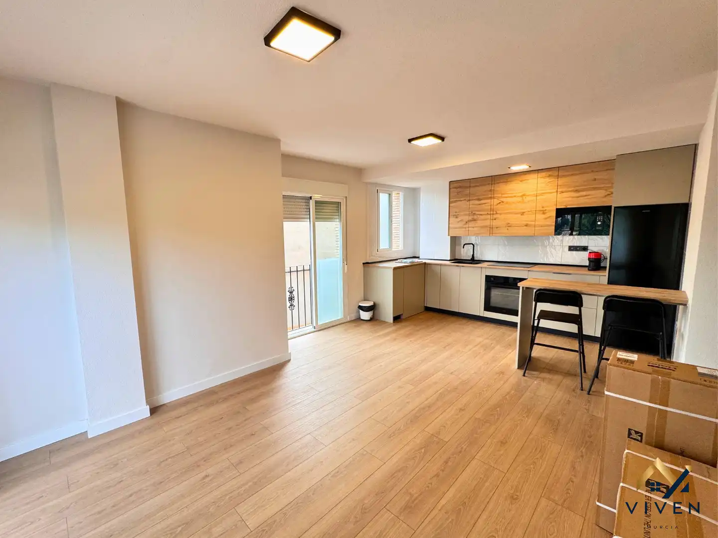 Kitchen of Flat for rent in Murcia  with Air Conditioner, Heating and Parquet flooring