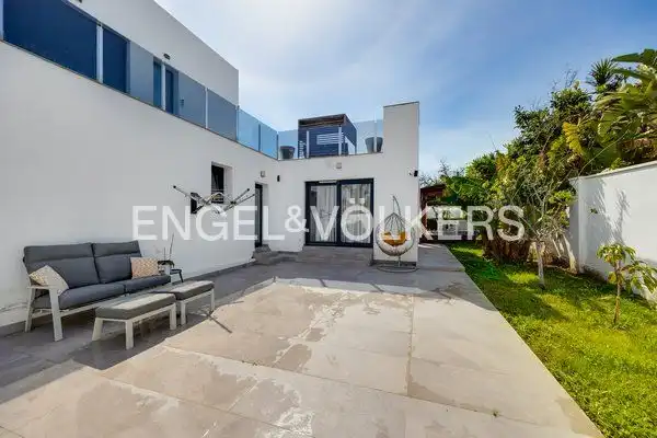 Terraza de Finca rústica en venta en Torrevieja con Aire acondicionado, Calefacción y Jardín privado