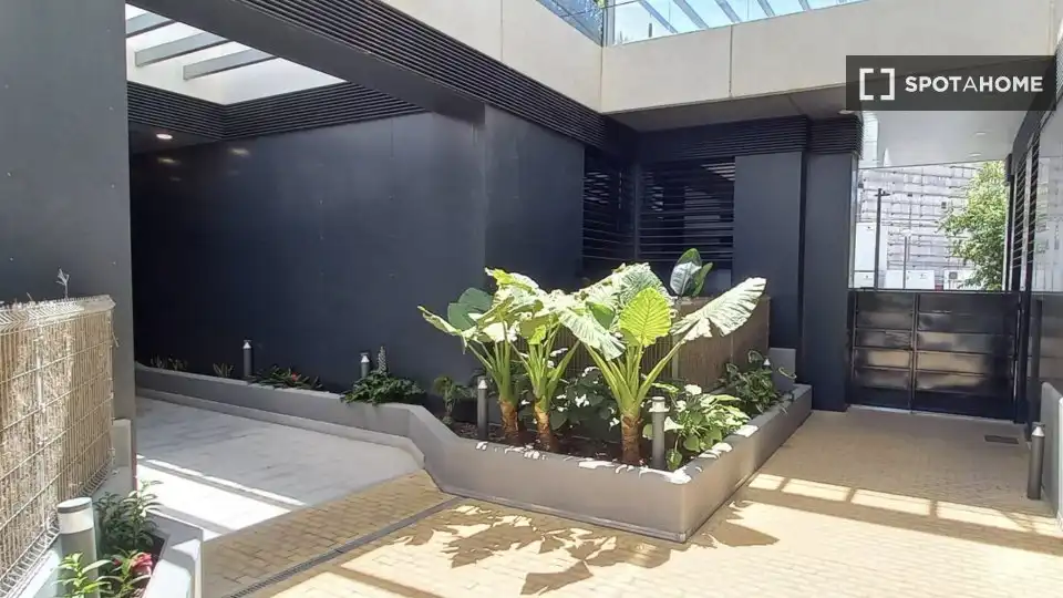 Terraza de Piso de alquiler en Valencia con Aire acondicionado, Calefacción y Amueblado
