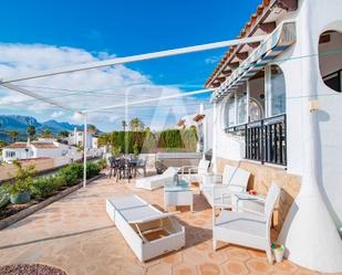 Terrassa de Casa adosada en venda en Calpe / Calp amb Aire condicionat, Jardí privat i Terrassa