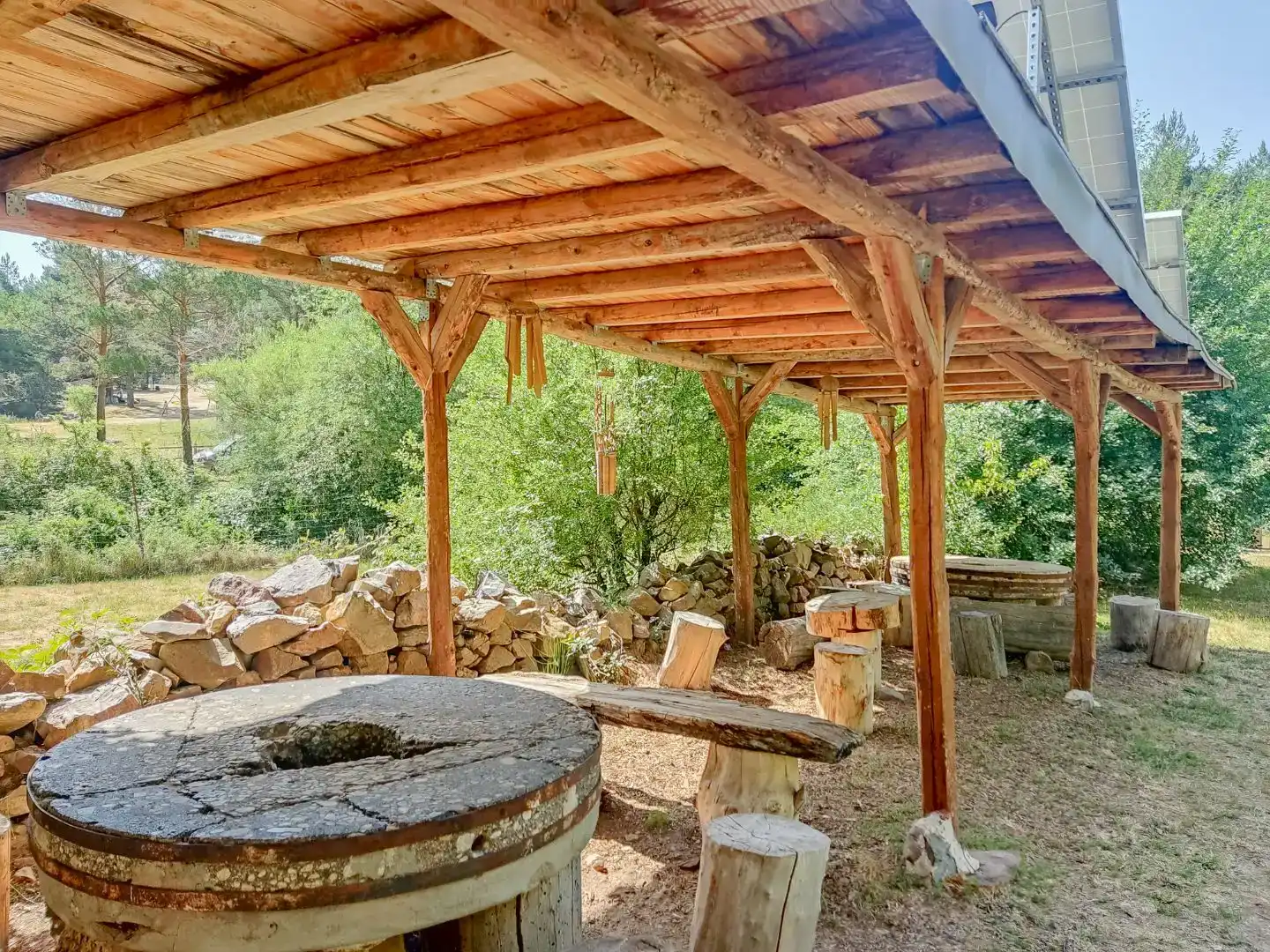 Terraza de Casa o chalet en venta en Galve de Sorbe con Jardín privado, Parquet y Amueblado