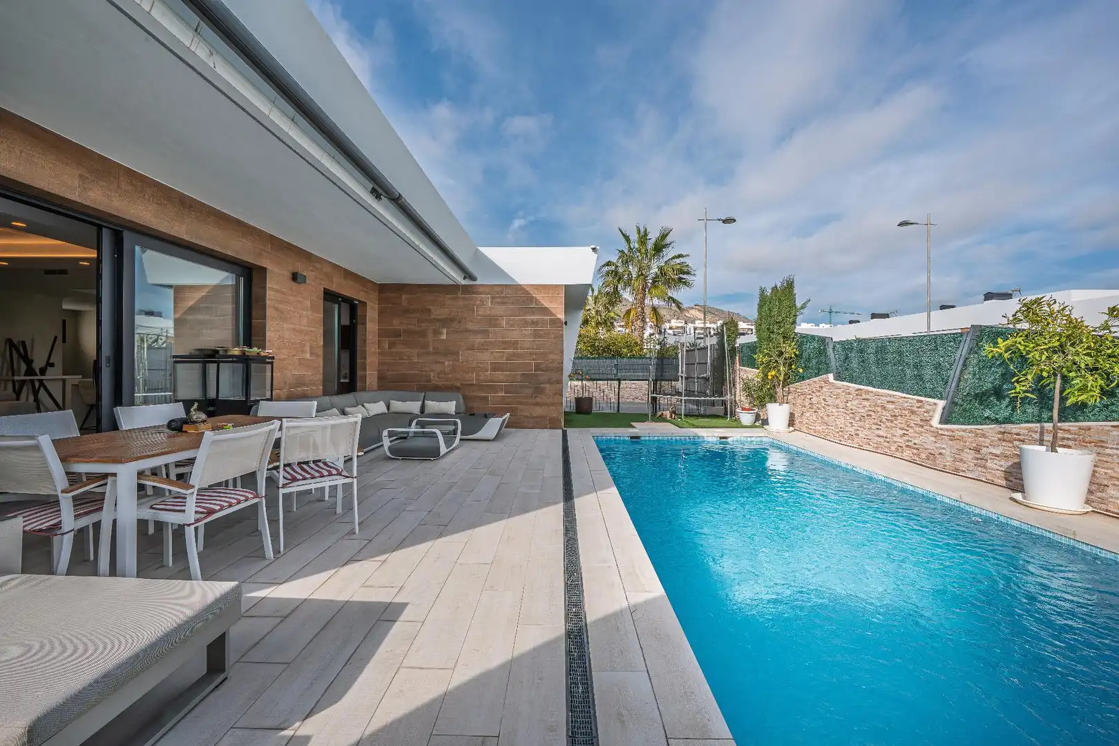 Terrassa de Casa o xalet de lloguer en Finestrat amb Aire condicionat, Calefacció i Jardí privat