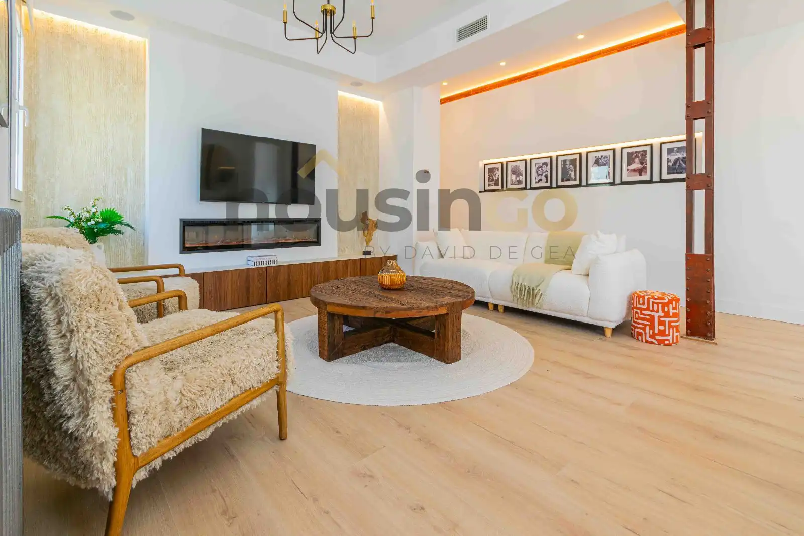 Sala de estar de Ático en venta en Madrid con Aire acondicionado, Calefacción y Terraza
