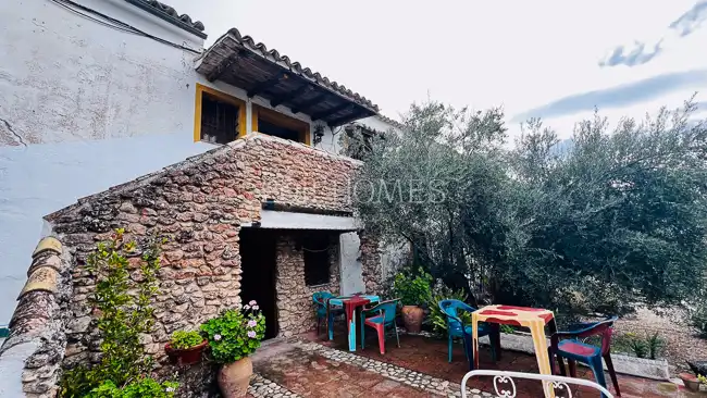 Vista exterior de Finca rústica en venta en Úbeda con Jardín privado, Terraza y Piscina