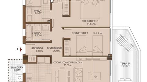 Foto 5 de Apartamento en venta en Las Gaviotas - Carvajal, Fuengirola