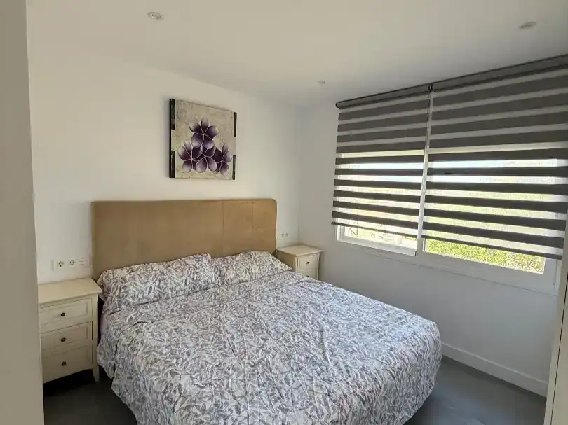 Schlafzimmer von Einfamilien-Reihenhaus zur Miete in Guaro mit Klimaanlage, Schwimmbad und Möbliert