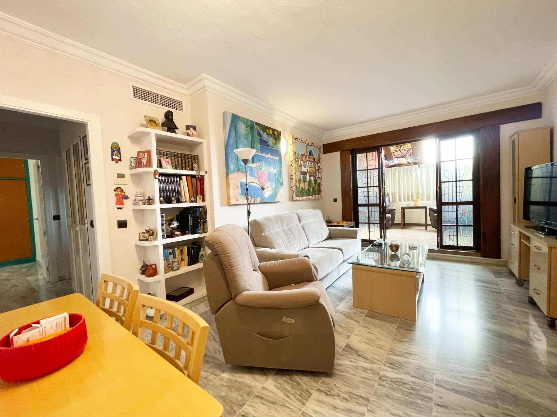 Sala d'estar de Àtic en venda en Málaga Capital amb Aire condicionat, Calefacció i Terrassa