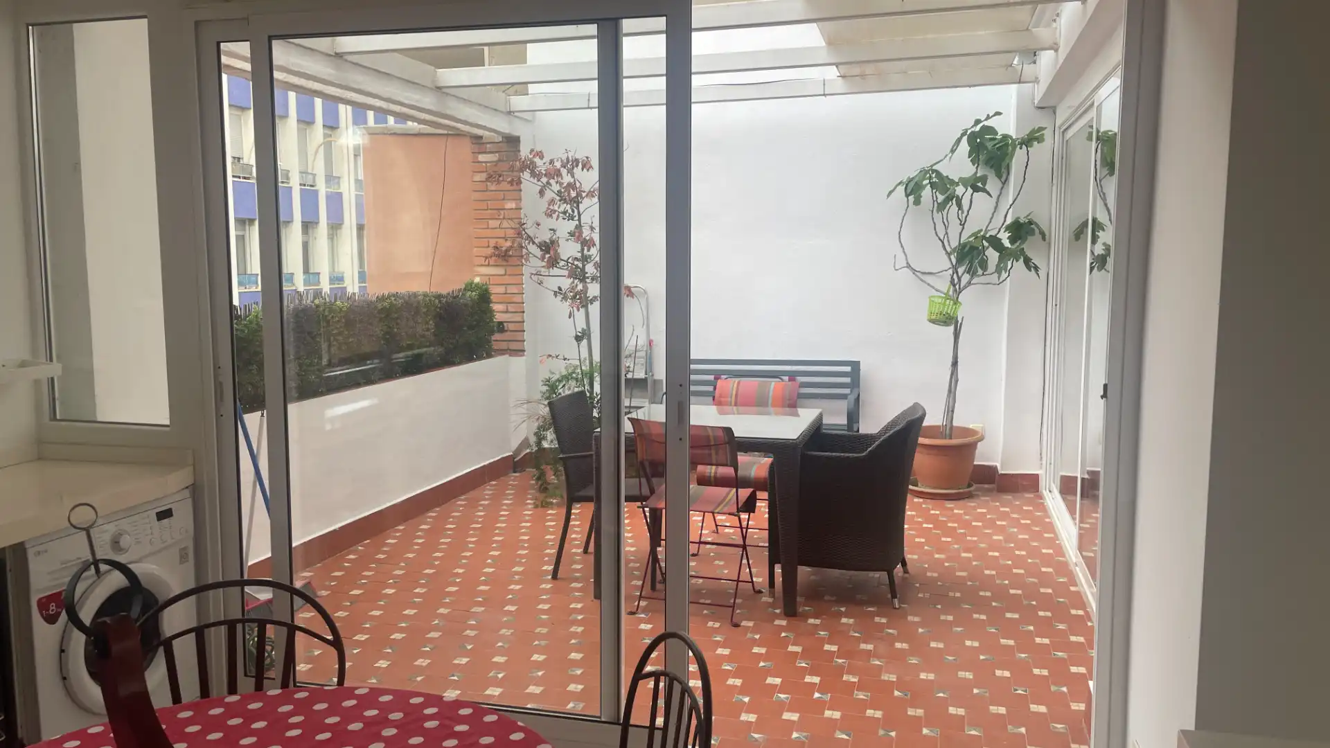 Terraza de Piso de alquiler en  Zaragoza Capital con Aire acondicionado, Calefacción y Parquet
