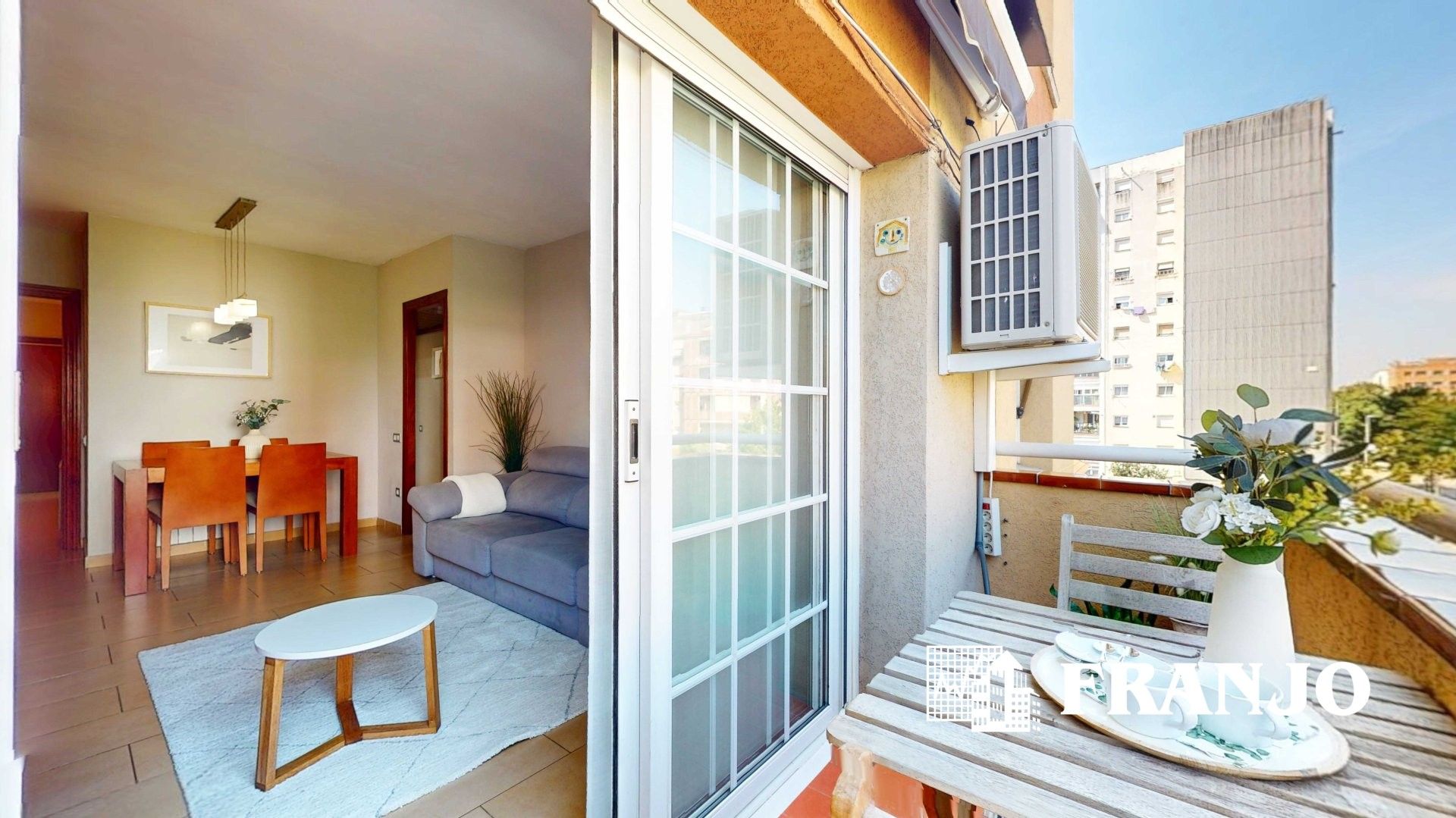 Balcony of Flat for sale in Barberà del Vallès  with Air Conditioner and Heating