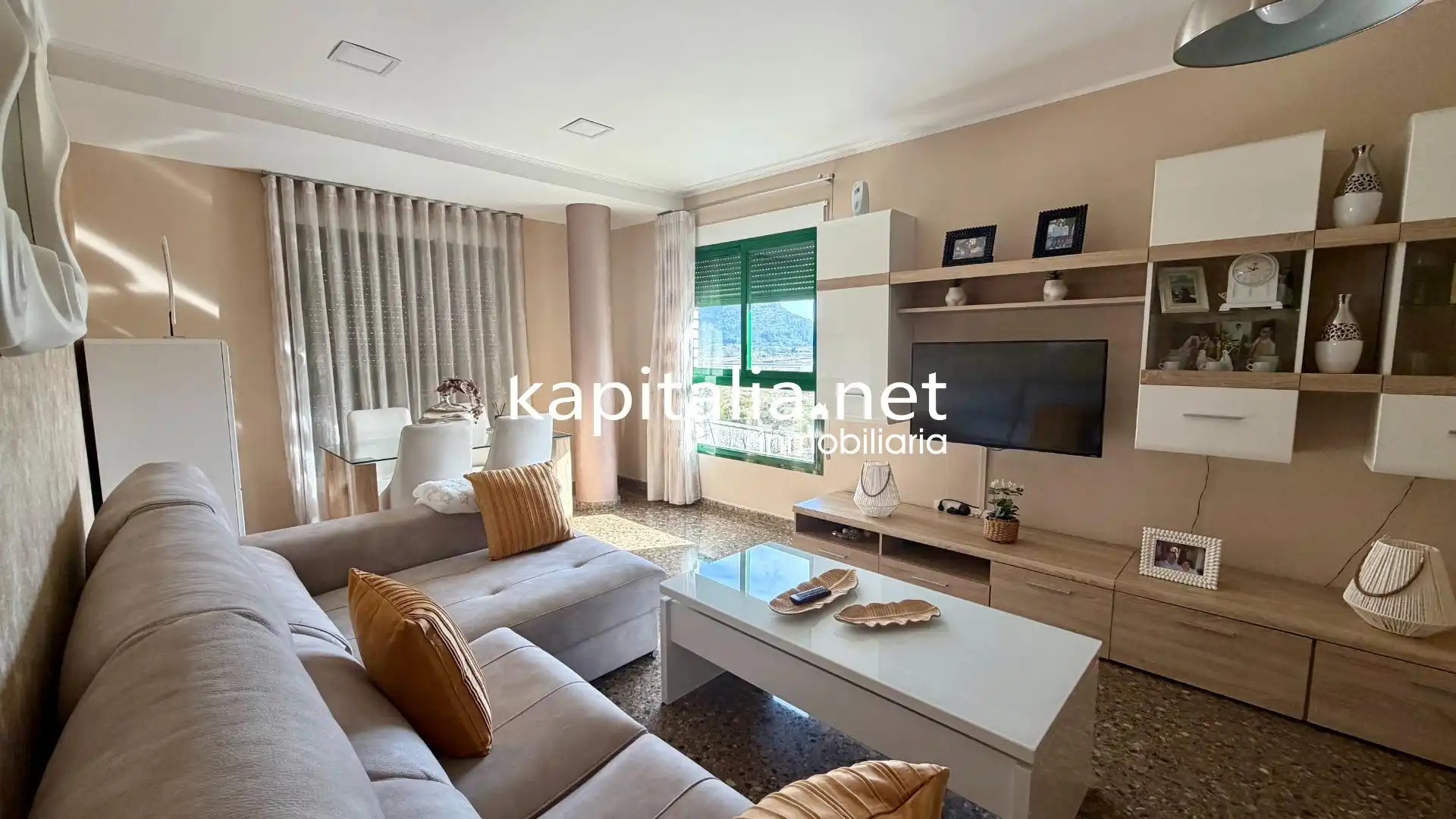 Wohnzimmer von Wohnung zum Verkauf in Xàtiva mit Klimaanlage und Gemeinschaftspool