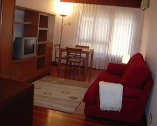Sala d'estar de Apartament de lloguer en Bilbao  amb Aire condicionat, Calefacció i Balcó