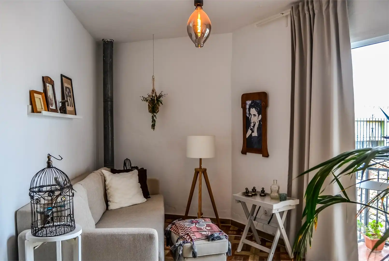 Sala de estar de Casa o chalet en venta en Iznate con Amueblado