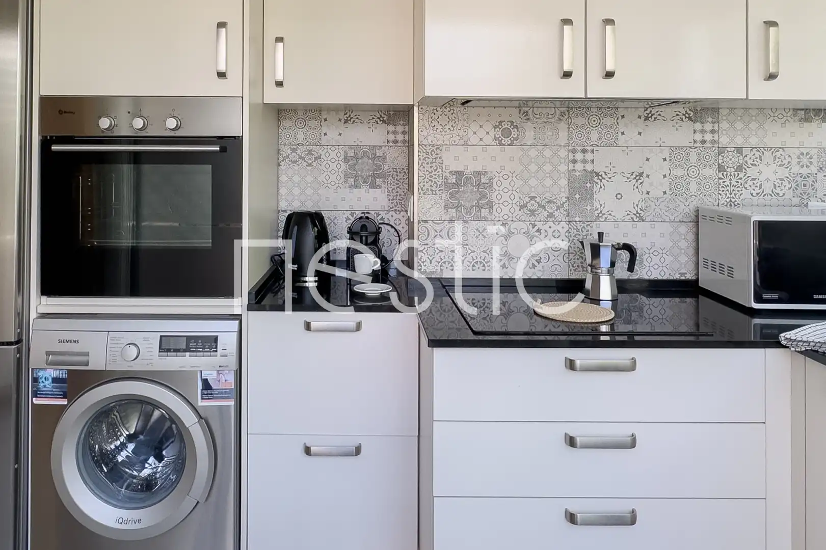 Cocina de Apartamento de alquiler en Madrid con Aire acondicionado, Calefacción y Terraza