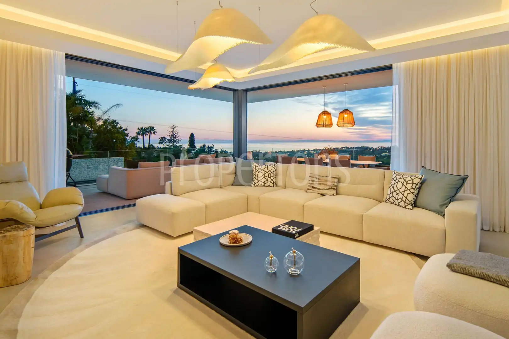 Sala de estar de Casa o chalet en venta en Marbella