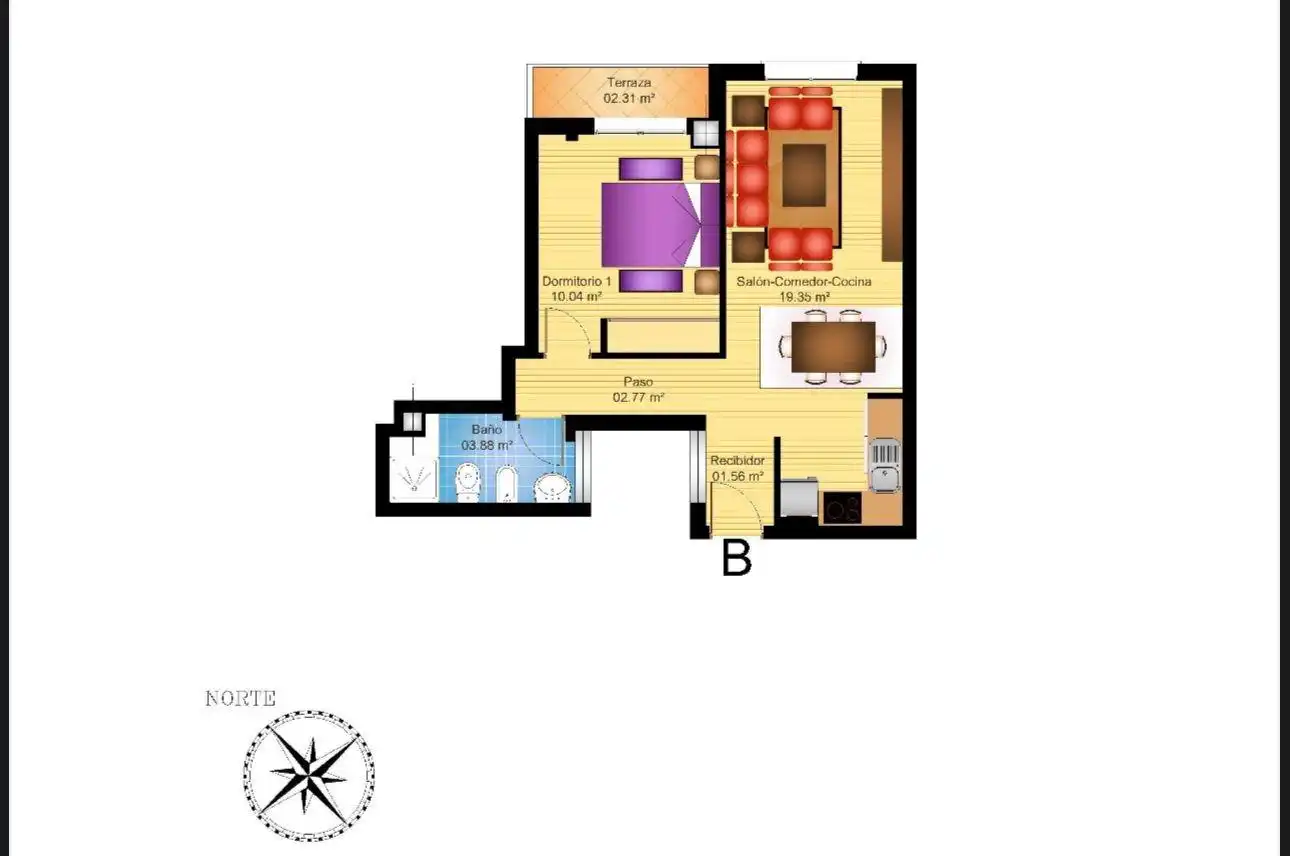 Apartamento con terraza en venta en Calle orihuela, imagen 57