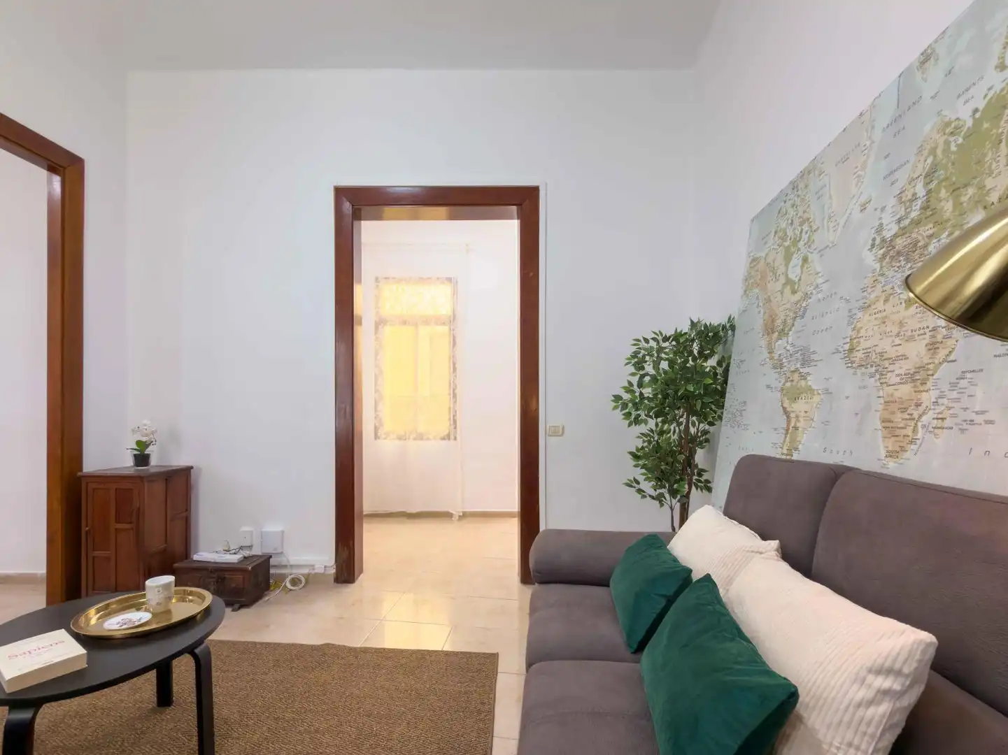 Wohnzimmer von Wohnung zum Verkauf in Santa Cruz de Tenerife mit Klimaanlage und Möbliert