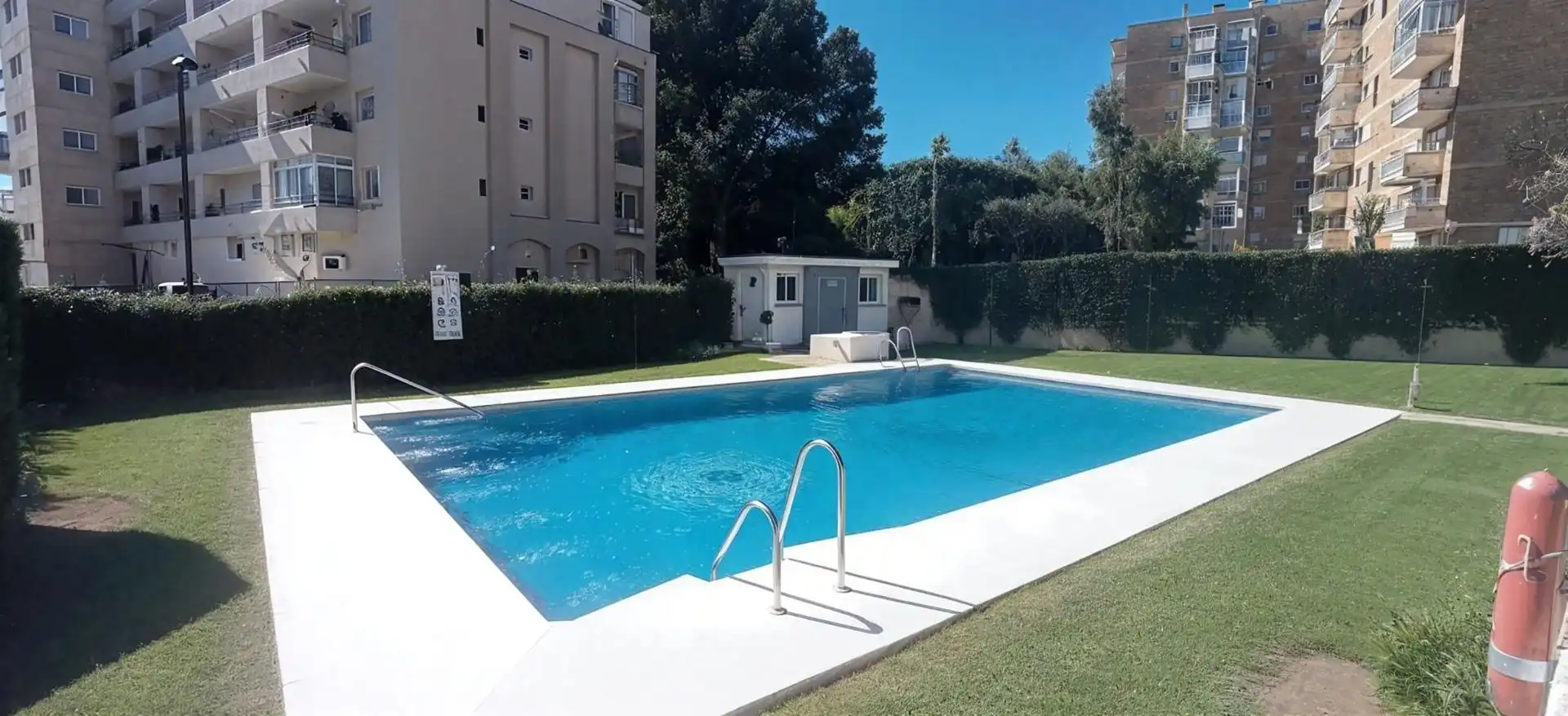 Schwimmbecken von Wohnung zum Verkauf in Benalmádena mit Klimaanlage, Terrasse und Gemeinschaftspool
