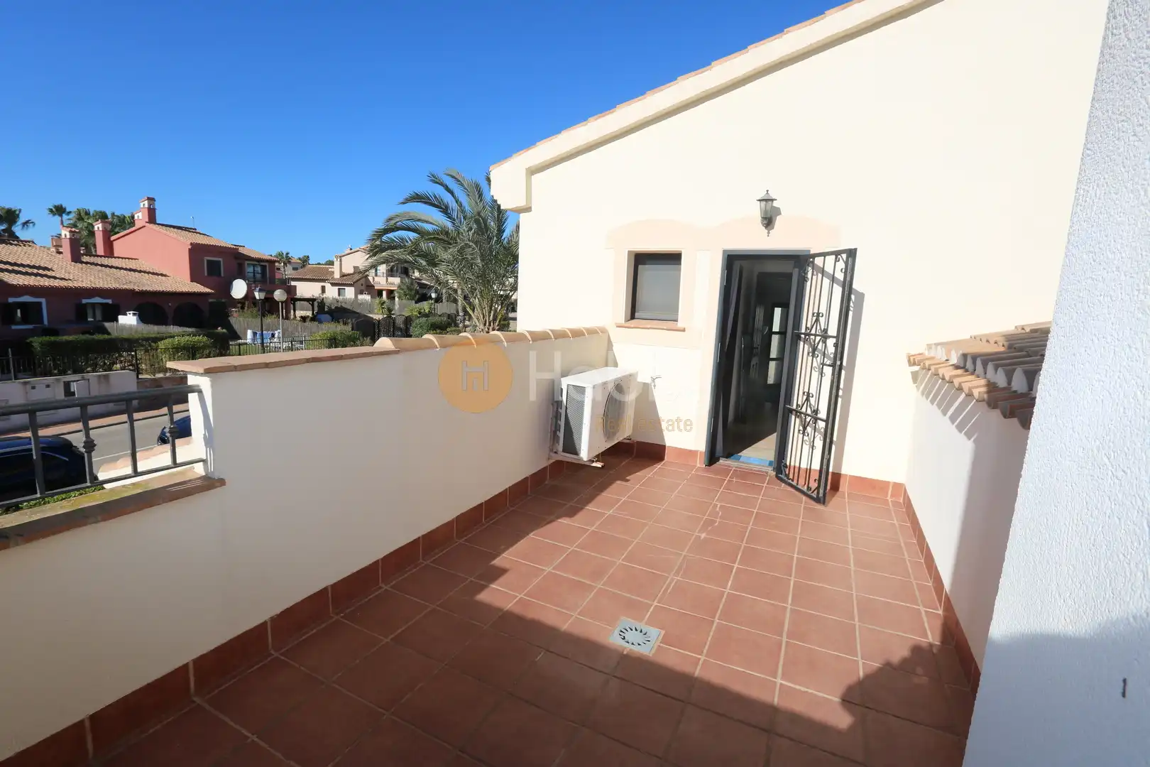 Terraza de Casa o chalet en venta en Fuente Álamo de Murcia con Aire acondicionado, Calefacción y Jardín privado