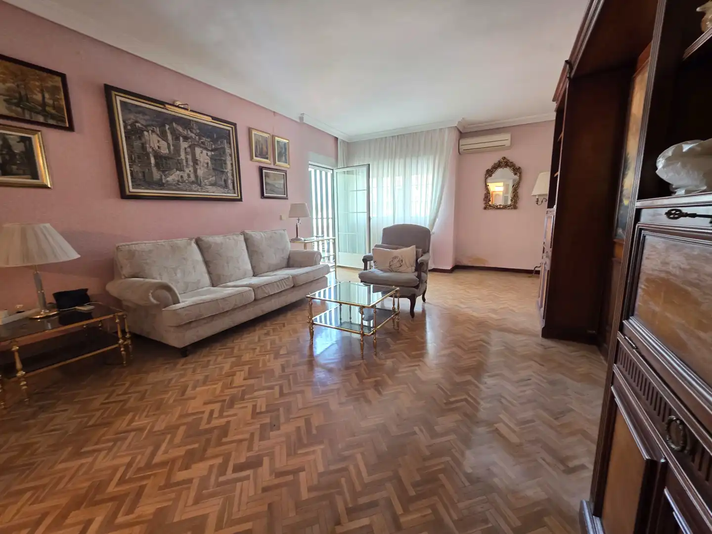 Sala de estar de Piso en venta en Madrid con Aire acondicionado, Calefacción y Parquet