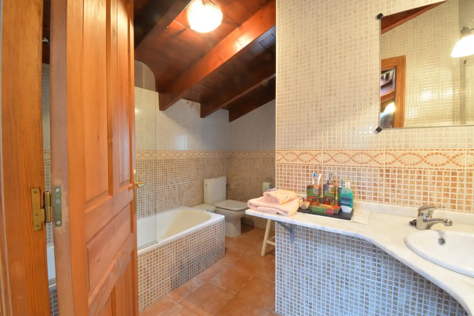 Baño de Casa o chalet en venta en Langreo con Calefacción, Jardín privado y Terraza