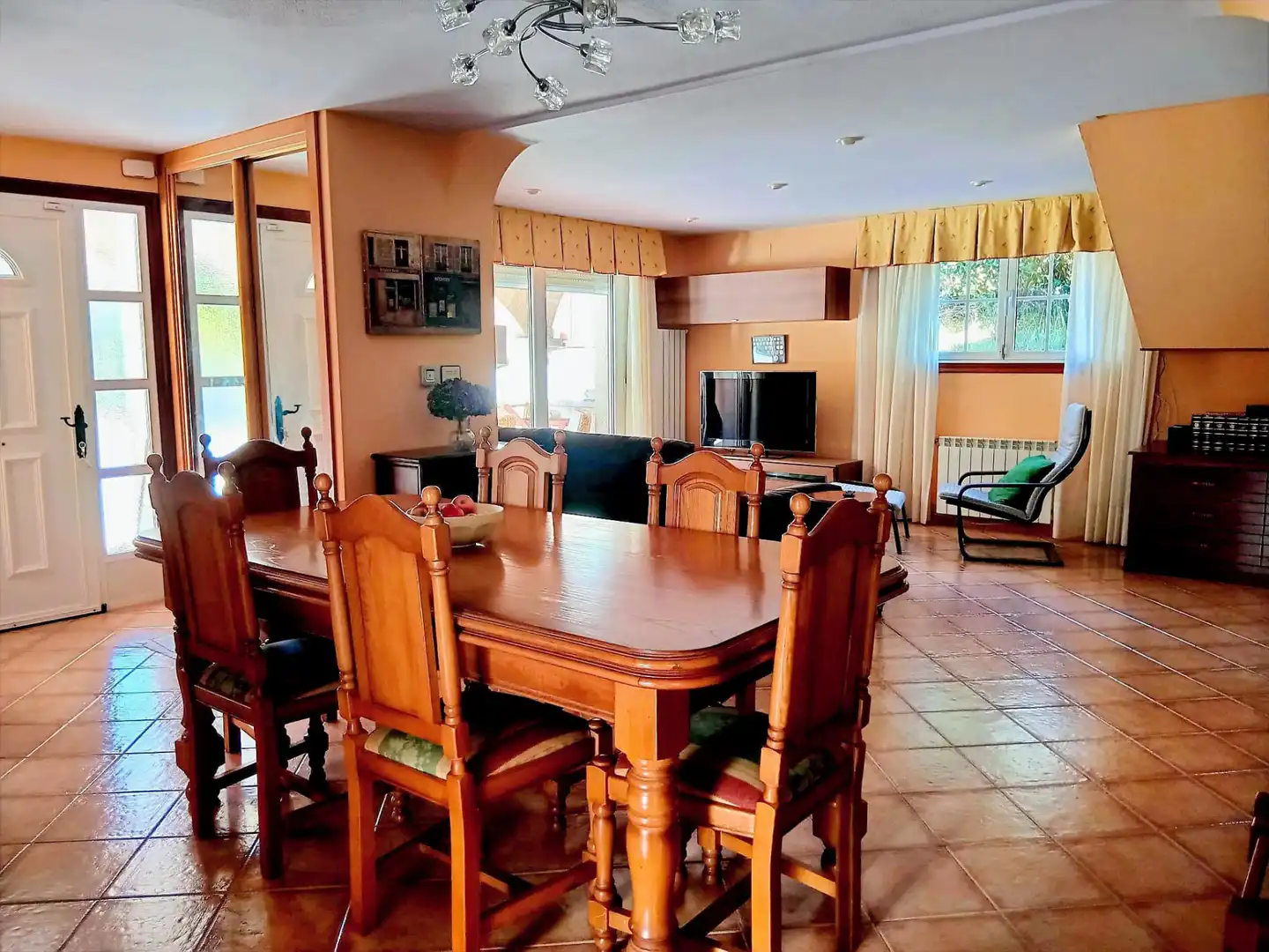 Dining room of Houses for rent in Cangas   with Heating, Private garden and Terrace