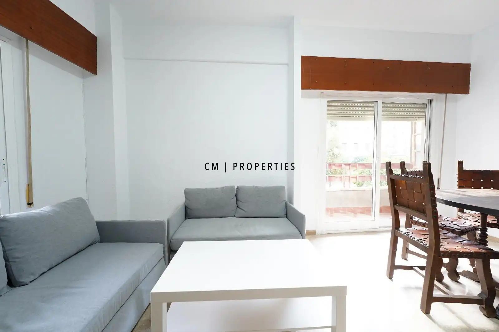 Wohnzimmer von Wohnung zur untervermieten in Valencia mit Klimaanlage, Möbliert und Fernseher